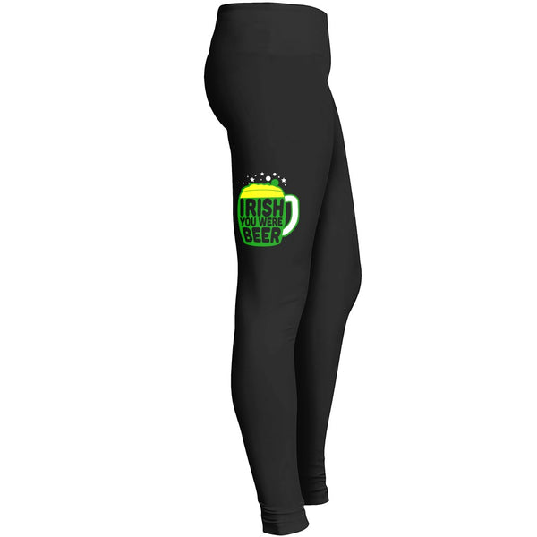 Irish You Were Beer Tshirt 2 Leggings