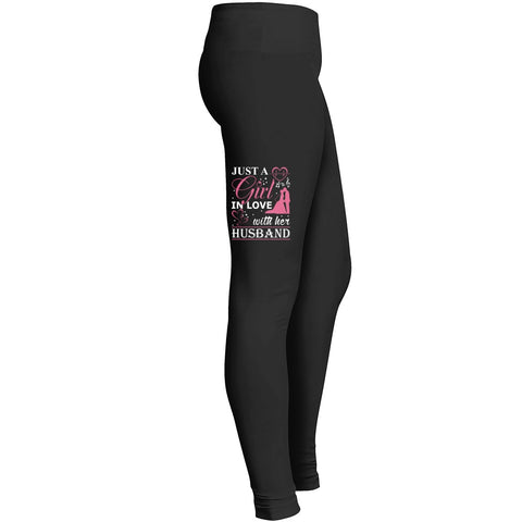 Just A Girl In Love With Her Husband Tshirt Leggings