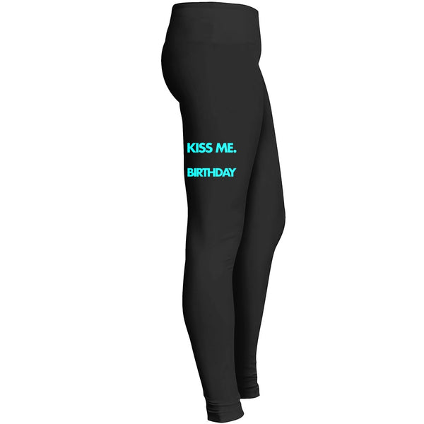 Kiss Me Its My Birthday Cute Fashion 1 4 Leggings