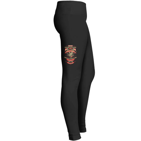 I Say Proud A Veteran God Bless America I Salute Our Flag And Give Thanks To Our Troops Leggings