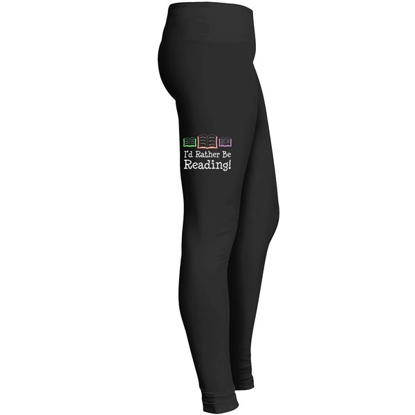Id Rather Be Reading Books 2 Leggings