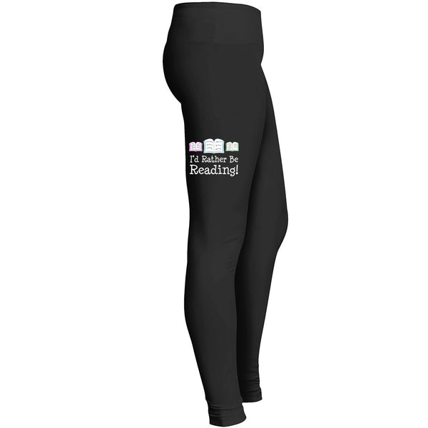 Id Rather Be Reading Books 2 Leggings