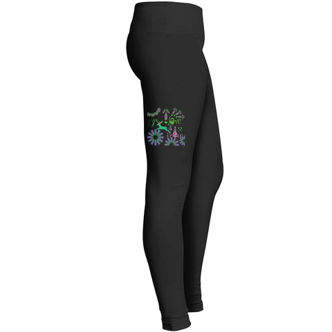 Merry Christmas Santa Loves Peace 2 Leggings