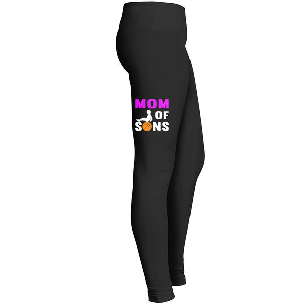 Mom Of Basketball Sons Tshirt 2 Leggings