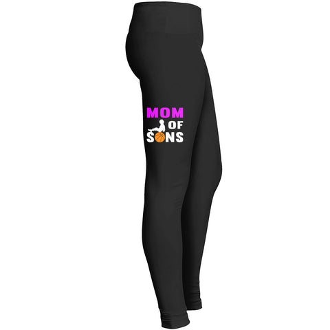 Mom Of Basketball Sons Tshirt 2 Leggings