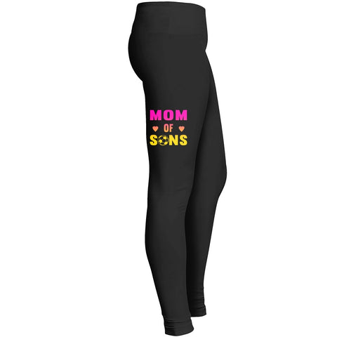 Mom Of Football Sons Tshirt 2 Leggings
