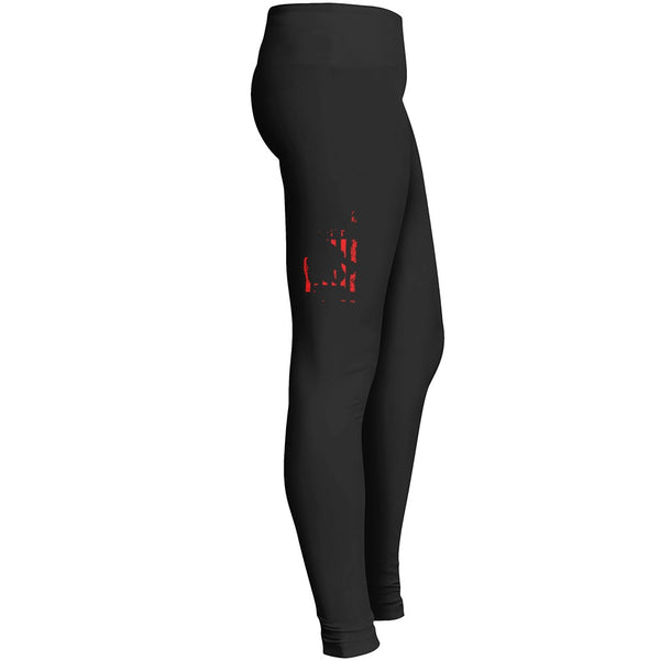 Never Underestimate A Woman With A Military Background Leggings