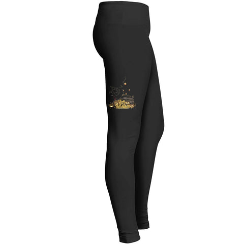 Pumpkins Bat Halloween 1 Leggings