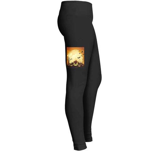 Pumpkins Bat Halloween Leggings