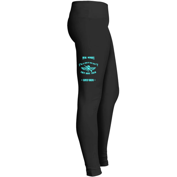 Real Heroes Dont Have A Name They Have Their Country Flag Veteran 2 Leggings
