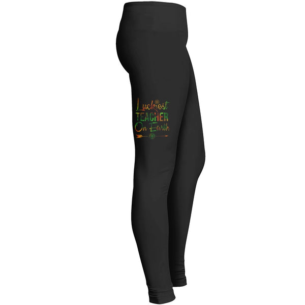 Luckiest Teacher On Earth Tshirt 3 2 Leggings