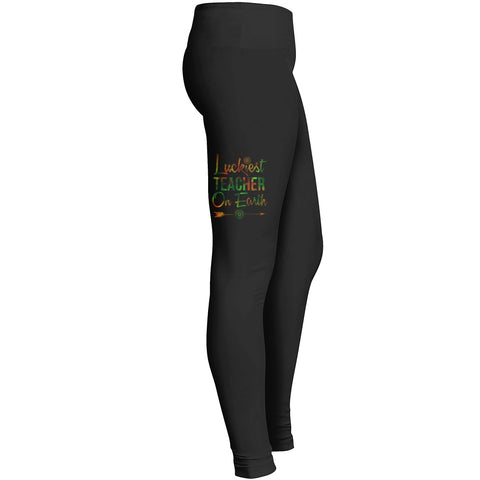 Luckiest Teacher On Earth Tshirt 3 2 Leggings