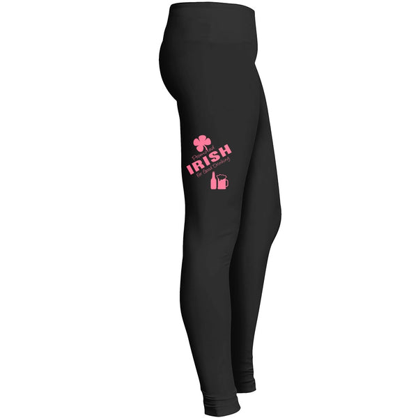 Shamrock Promoted Irish For Good Drinking Tshirt 1 2 Leggings