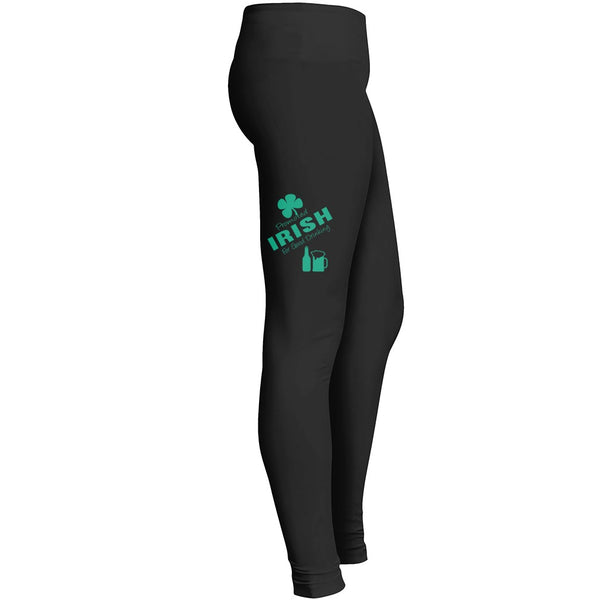 Shamrock Promoted Irish For Good Drinking Tshirt 1 Leggings