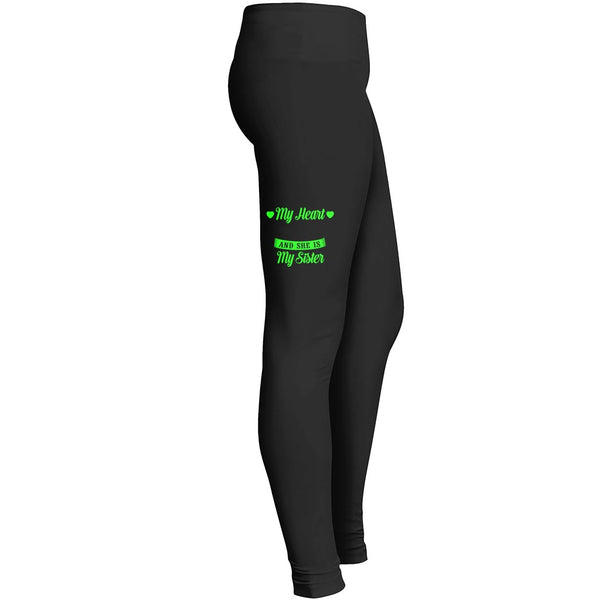 Sister A Piece Of My Heart Lives In Heaven Tshirt 3 3 Leggings