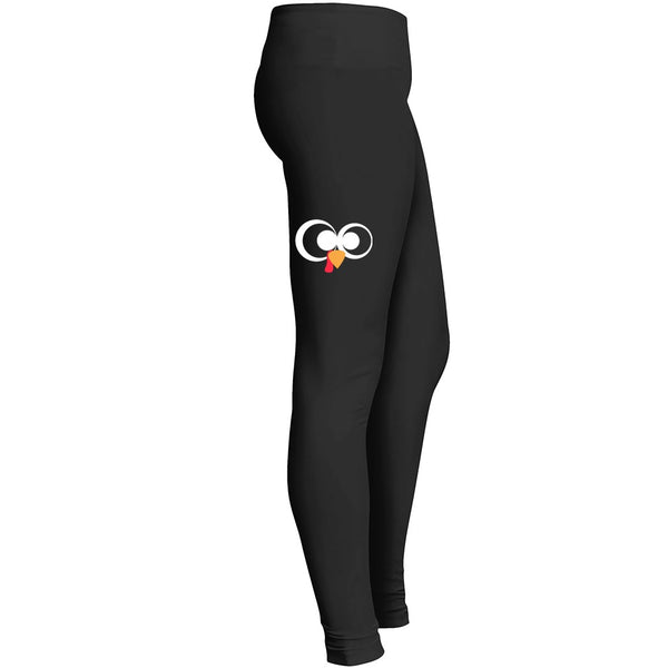Thanksgiving Cartoon Turkey Face Tshirt Leggings