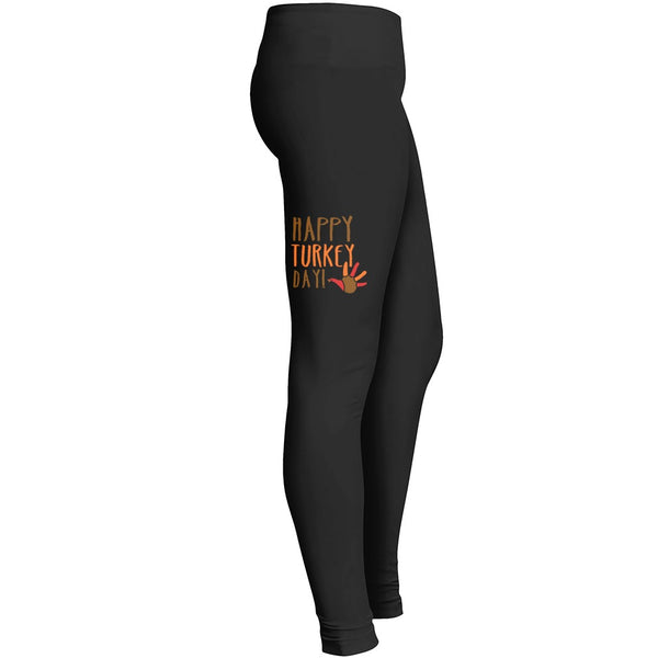 Thanksgiving Happy Turkey Day 1 Leggings
