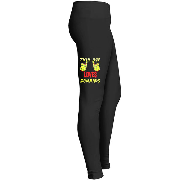 This Guy Loves Zombies Leggings