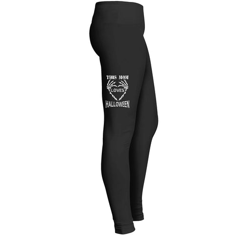 This Mom Loves Halloween Love Leggings