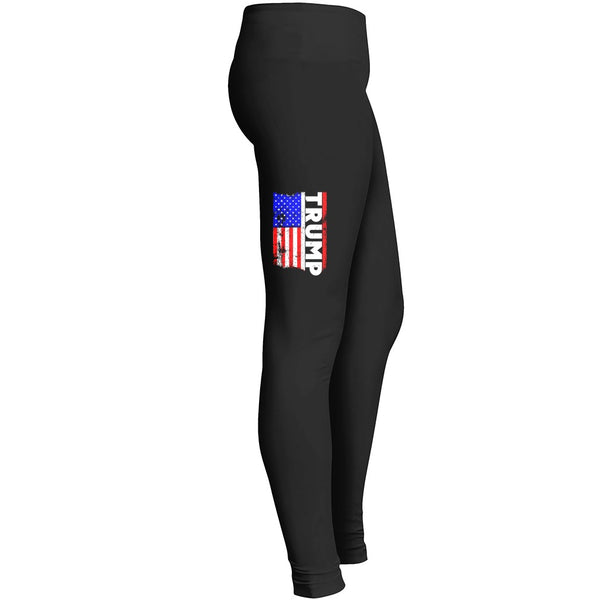 Vote Trump Flag Usa Leggings