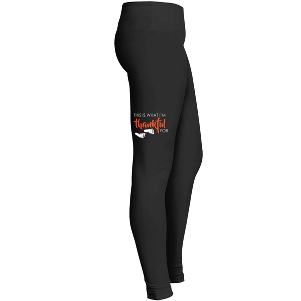 What Im Thankful Shirt Pregnancy Announcement Thanksgiving Leggings