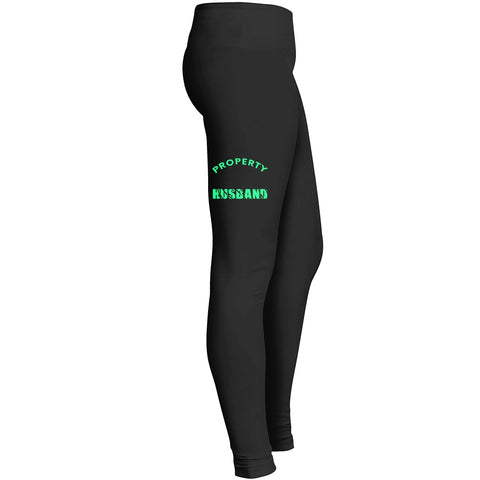 Womens Property Of My Awesome Husband T Shirt 2 Leggings