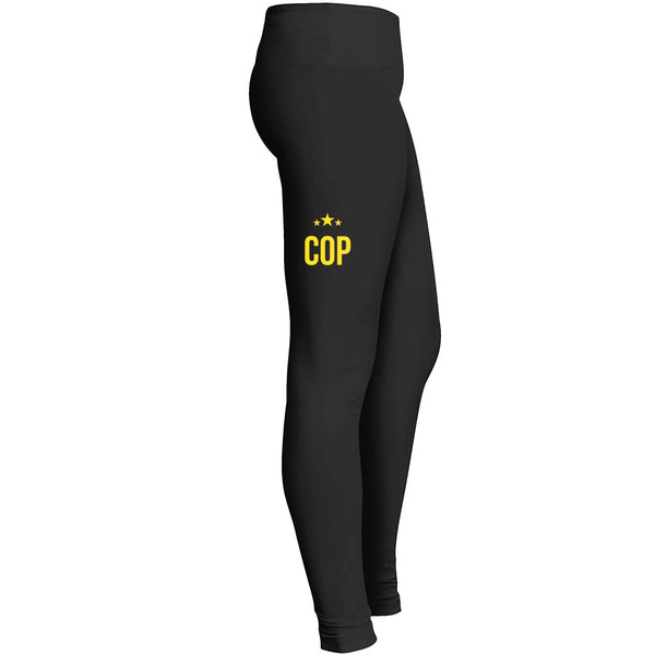 Worlds Okayest Cop Police Officer Tshirt 2 2 Leggings