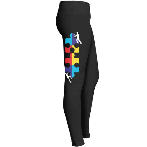 Best Autism Mom Leggings Autistic Baby Need Help Not Only Mercy Leggings