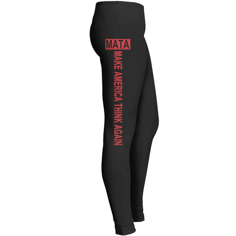 Make America Think Again Leggings Awesome Usa Lover Running Tights Hot Yoga Pant Leggings