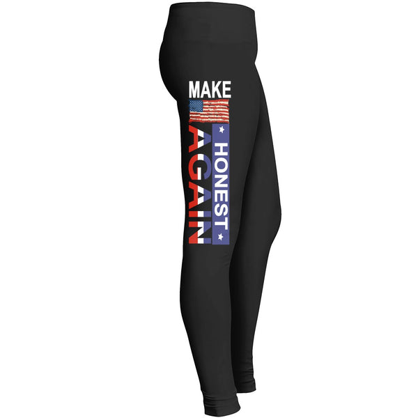 Make America Honest Again Patriotic Leggings Awesome Usa Lover Running Tights Hot Yoga Pant Leggings