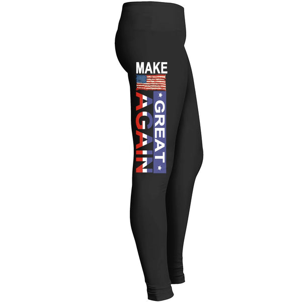 Make America Great Again Patriotic Leggings Awesome Usa Lover Running Tights Hot Yoga Pant Leggings