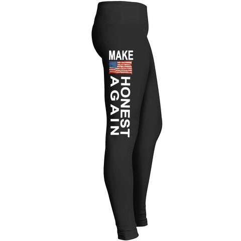 Make America Honest Again Patriotic Leggings Awesome Usa Lover Running Tights Hot Yoga Pant Leggings