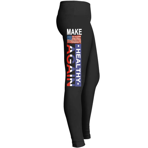 Make America Healthy Again Patriotic Leggings Awesome Usa Lover Running Tights Hot Yoga Pant Leggings
