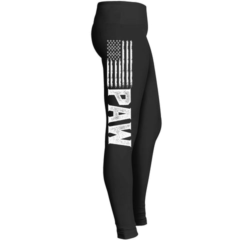 Paw In Usa Flag Leggings For Usa Mom Leggings