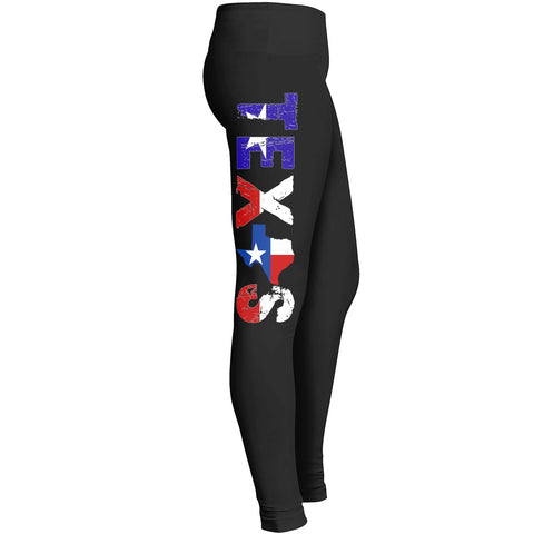 Texas Lover Girls Leggings Awesome Texas And World Map Leggings Texas Flag Leggings Leggings
