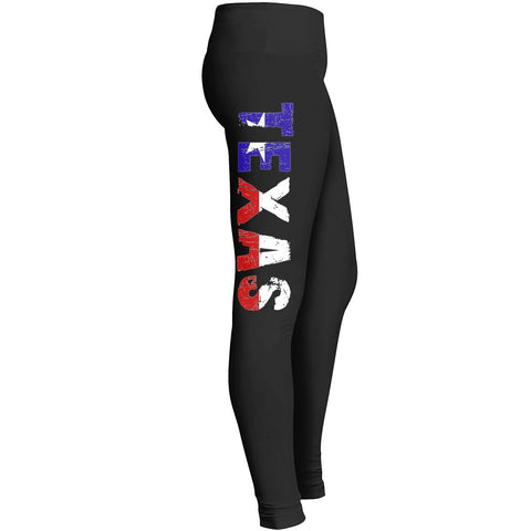 Texas Awesome Leggings Texas Flag Color Leggings Cool Enough To Tour And Indoor Activity Leggings