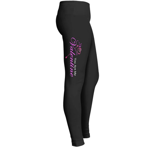 Valentine Girls Leggings Best Gift For Her In Valentine For Romantic Girlfriend Wife Or Mom Leggings