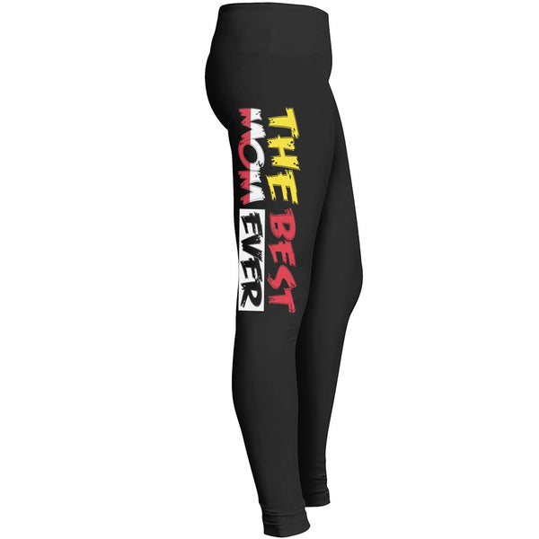 The Best Gamer Mom Ever Leggings Awesome Gaming And Workout Legging Fit For Outdoor And Indoor Mom M Leggings