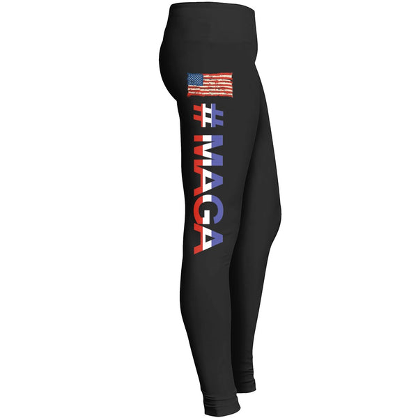 Maga Make America Great Again Leggings Political Pant For Awesome Girl Mom Fit For Indoor Outdoor Leggings