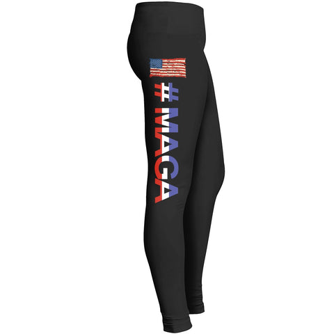 Maga Make America Great Again Leggings Political Pant For Awesome Girl Mom Fit For Indoor Outdoor Leggings