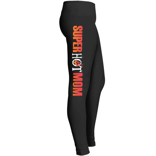Super Hot Mom Leggings Awesome Mom Girl Lady Sexy Wife Girlfriend Girls Designer Leggings Fit Yoga Leggings