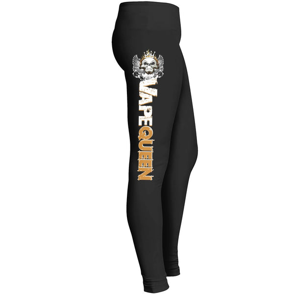 Vape Queen Leggings No Smoking Just Vaping Pant Fit For Indoor Outdoor Workout Yoga Leggings