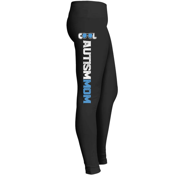 Cool Autism Mom Autistic Baby Awareness Leggings Girl Lady Women Wife Mom Fitted Pant Tights Fit For Leggings