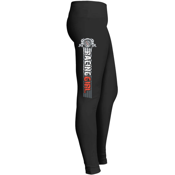 Auto Racing Girl Leggings Kitty Cats Lover Leggings For Awesome Girls Mom Mommy Lady Women Wife Leggings