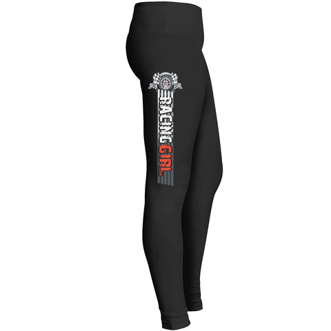 Auto Racing Girl Leggings Kitty Cats Lover Leggings For Awesome Girls Mom Mommy Lady Women Wife Leggings