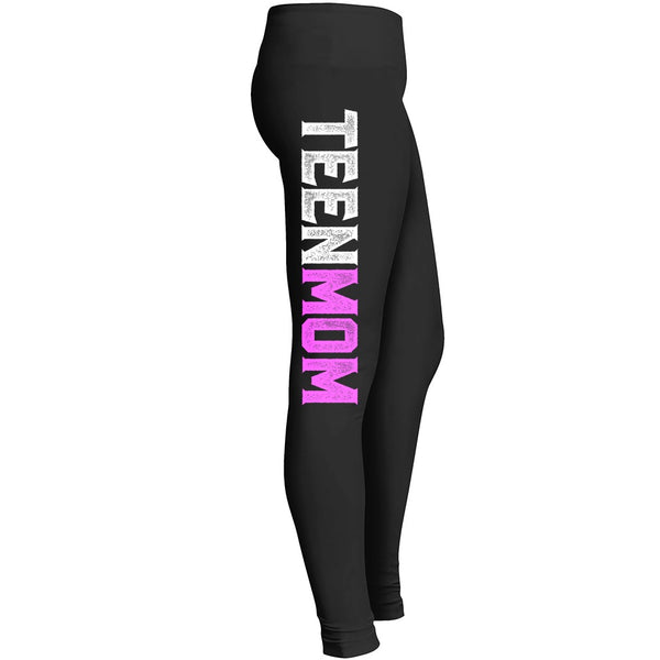Teen Mom Leggings For Awesome Girls Mom Mommy Lady Women Wife Grandmother Fit For Indoor Outdoor Leggings