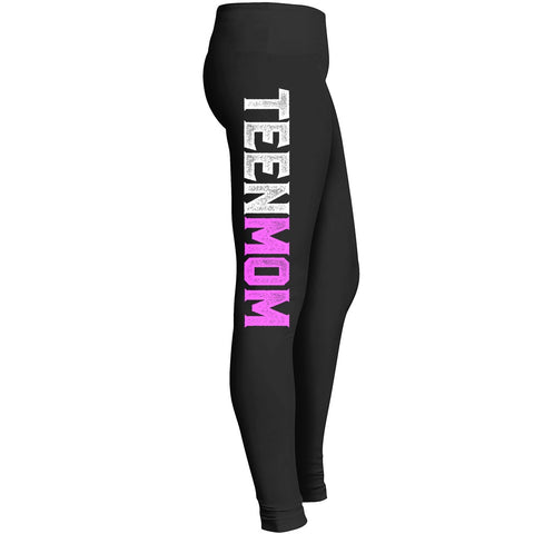 Teen Mom Leggings For Awesome Girls Mom Mommy Lady Women Wife Grandmother Fit For Indoor Outdoor Leggings