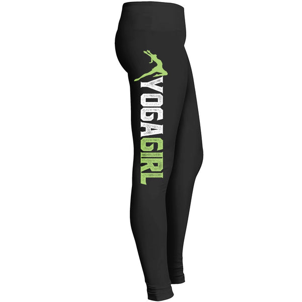 Yoga Girl Fitness Workout Leggings For Awesome Girls Mom Mommy Lady Women Wife Grandmother Fitted Leggings