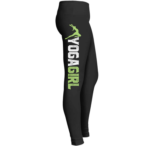 Yoga Girl Fitness Workout Leggings For Awesome Girls Mom Mommy Lady Women Wife Grandmother Fitted Leggings