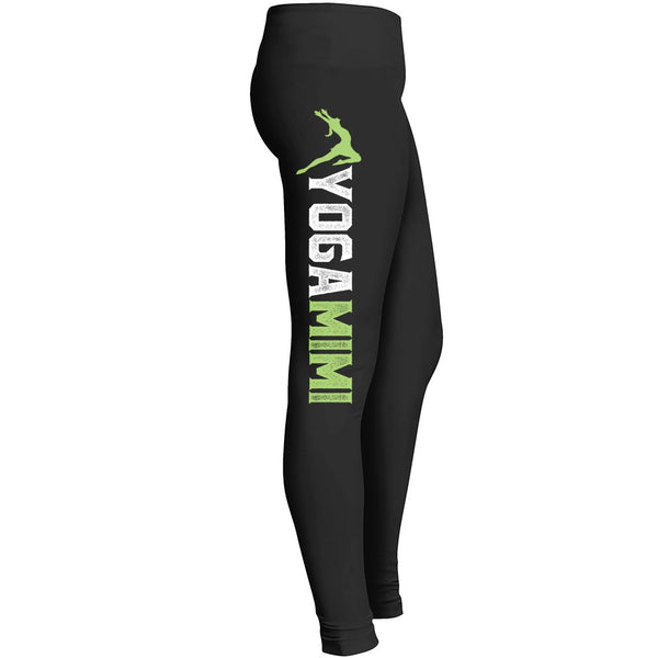 Yoga Mimi Fitness Workout Leggings For Awesome Girls Mom Mommy Lady Women Wife Grandmother Fitted Leggings